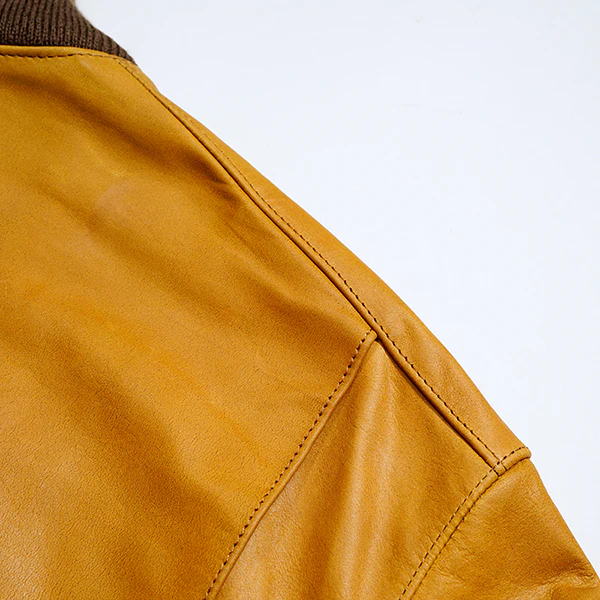 A-1 FLIGHT JACKET HORSE NUBUCK / CAMEL - Image 10