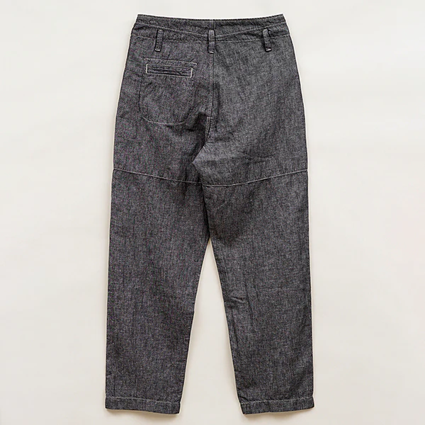 ANGLED PANT LINEN DENIM  / INDIGO - Image 2