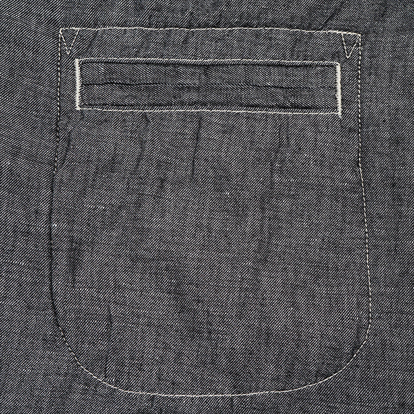 ANGLED PANT LINEN DENIM  / INDIGO - Image 7