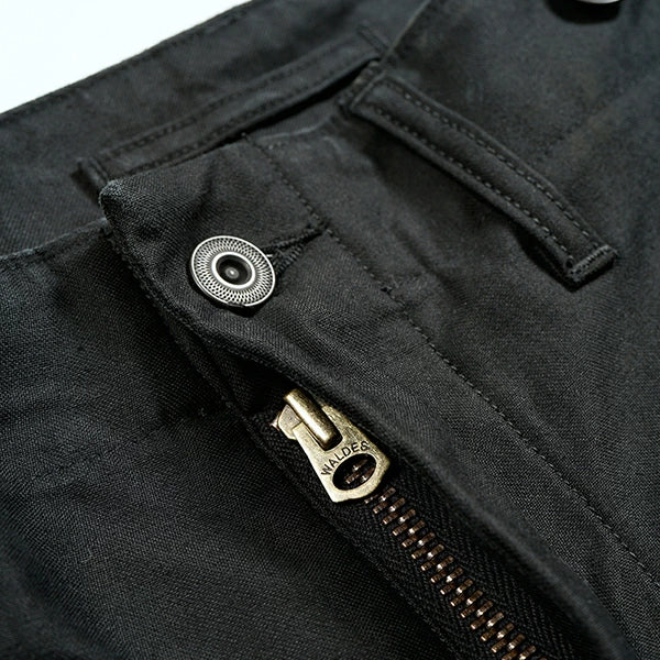 ARMY CARGO PANT BLACK BACK SATIN - Image 4