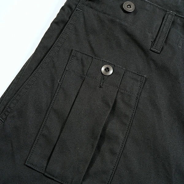 ARMY CARGO PANT BLACK BACK SATIN - Image 6