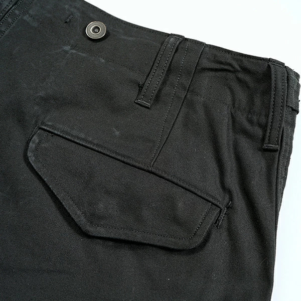 ARMY CARGO PANT BLACK BACK SATIN - Image 7