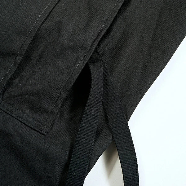 ARMY CARGO PANT BLACK BACK SATIN - Image 9