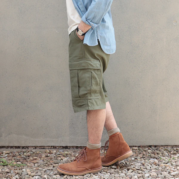 ARMY CARGO SHORTS - Image 3