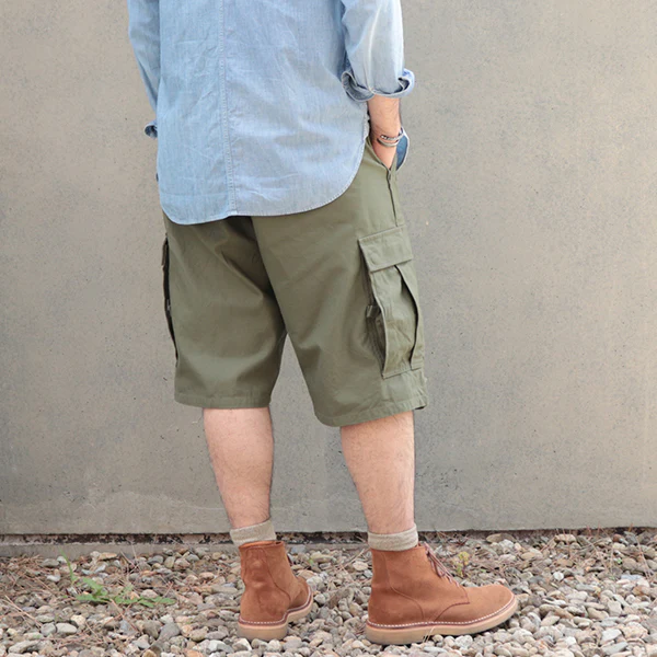 ARMY CARGO SHORTS - Image 4