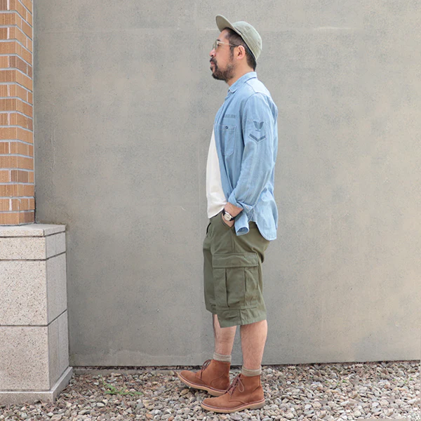 ARMY CARGO SHORTS - Image 6