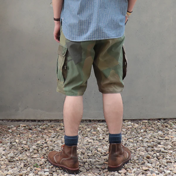 ARMY CARGO SHORTS FADE CAMO / GREEN - Image 14
