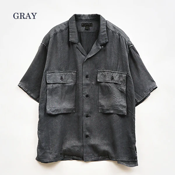 ARMY SHIRT S/S / RAYON PIGMENT - Image 5
