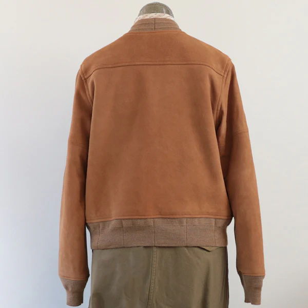 AVIATION JACKET SHEEP SUEDE / BROWN - Image 4