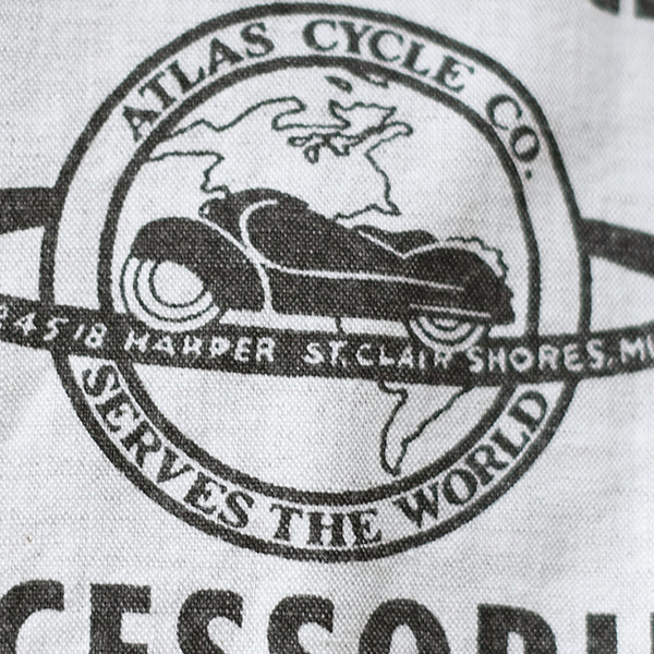 BIG BERTHA CUSTOM S/S SHIRT / ATLAS CYCLE CO / RAW WHITE - Image 8