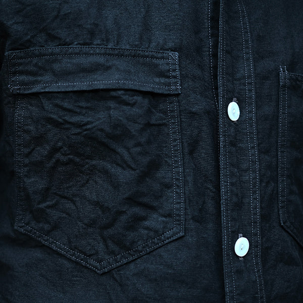 BIG BERTHA S/S SHIRT / 5.5oz COTTON × LINEN CHAMBRAY - Image 12