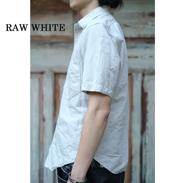 BIG BERTHA S/S SHIRT / 5.5oz COTTON × LINEN CHAMBRAY - Image 2