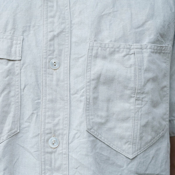 BIG BERTHA S/S SHIRT / 5.5oz COTTON × LINEN CHAMBRAY - Image 5