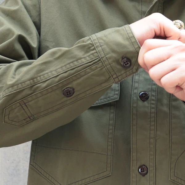 BLYSTONE MECHANIC SHIRT / MAL ORD / LIGHT KHAKI OLIVE - Image 10