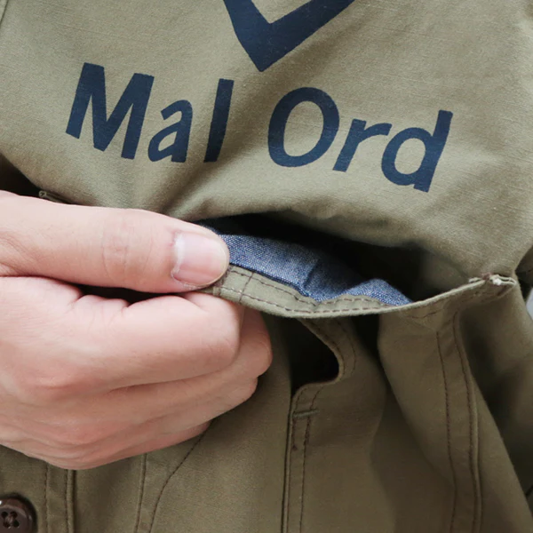 BLYSTONE MECHANIC SHIRT / MAL ORD / LIGHT KHAKI OLIVE - Image 9