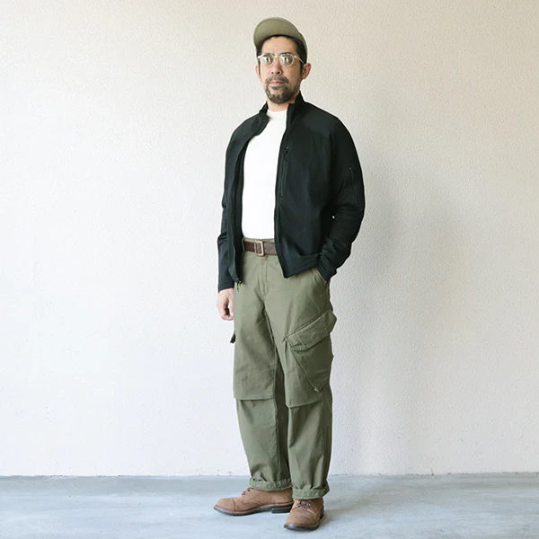 BRIGADE PANTS / COTTON × CORDURA MILITARY BACK SATIN - Image 4