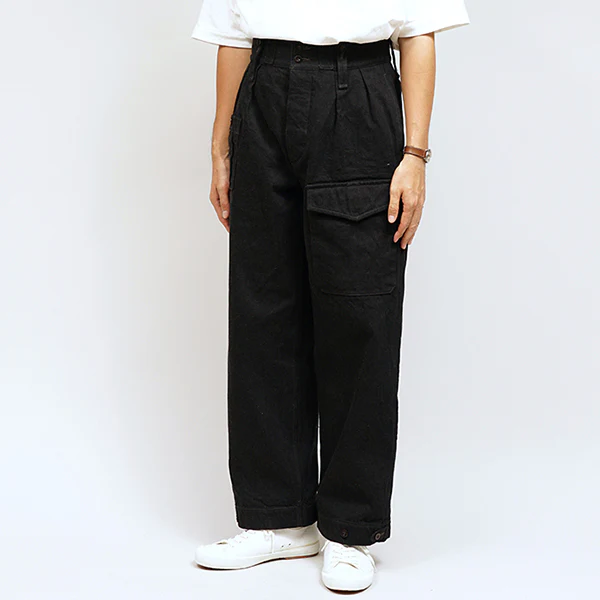 BRITISH ARMY PANT BLACK DENIM