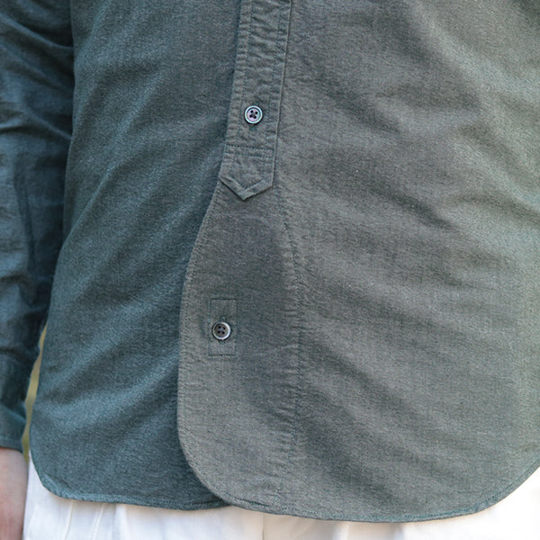 BRITISH OFFICERS SHIRT/ 2026SS MODEL / GREEN - Image 8