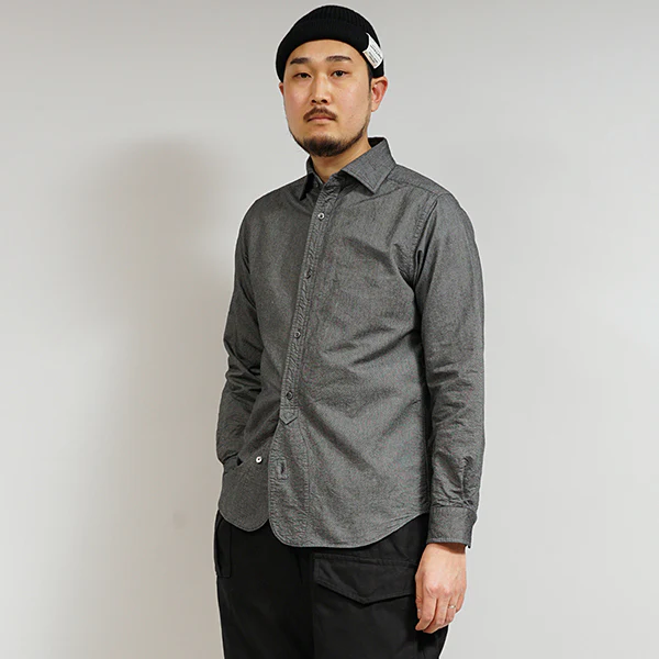 BRITISH OFFICERS SHIRT / BLACK