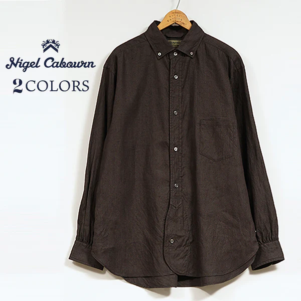 BRITISH OFFICERS SHIRT TYPE 2 / HEMP HORSE CLOTH