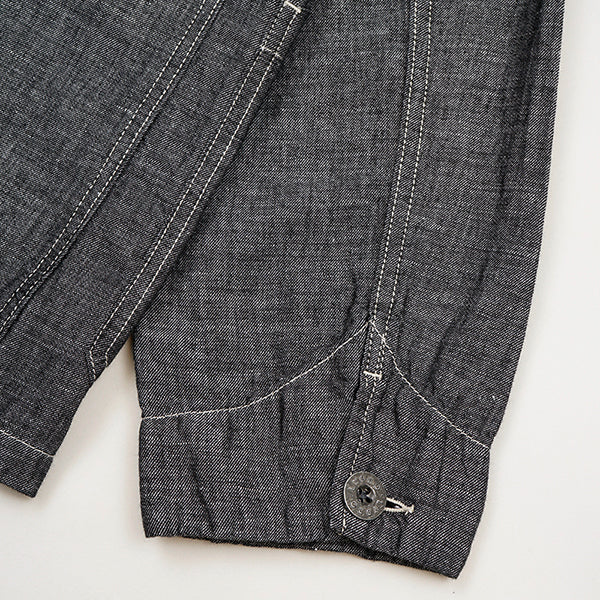 CHORE JACKET LINEN DENIM / INDIGO - Image 4