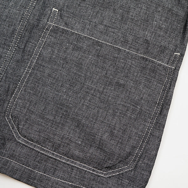 CHORE JACKET LINEN DENIM / INDIGO - Image 5