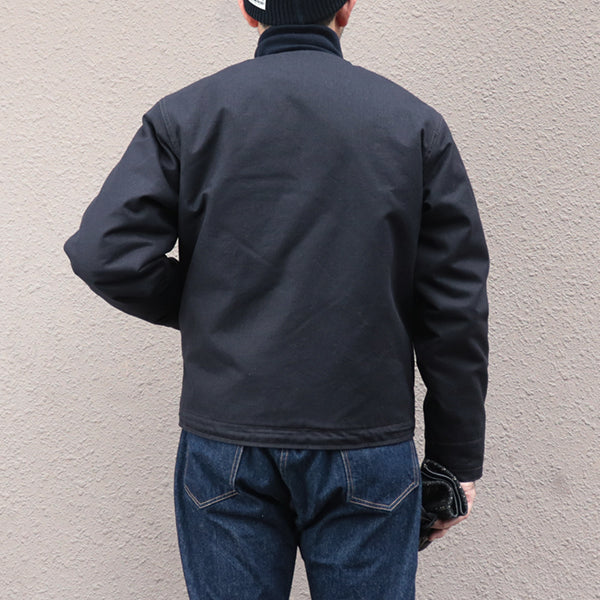 CIVILIAN DECK JACKET / COTTON DUCK DRY FINISH / DARK NAVY - Image 4