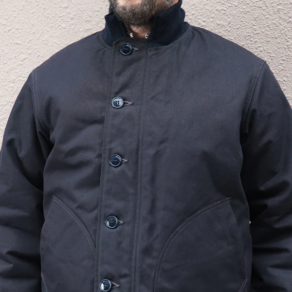CIVILIAN DECK JACKET / COTTON DUCK DRY FINISH / DARK NAVY - Image 8