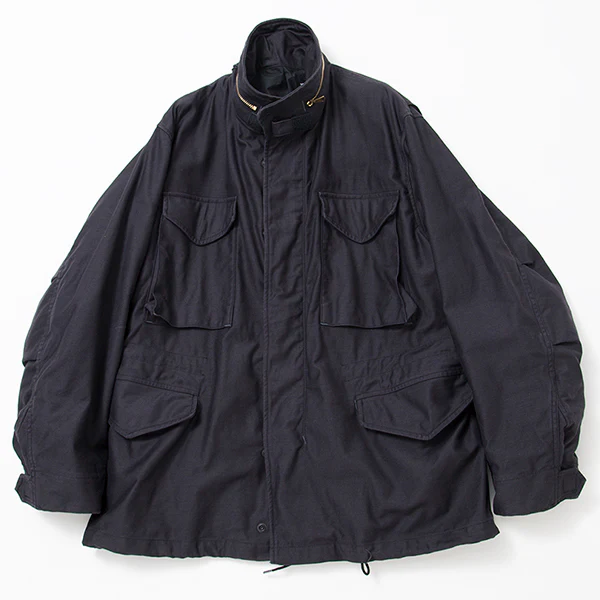 M-65 FIELD JACKET / LIGHT BACK SATIN / BLACK