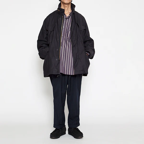 M-65 FIELD JACKET / LIGHT BACK SATIN / BLACK - Image 11