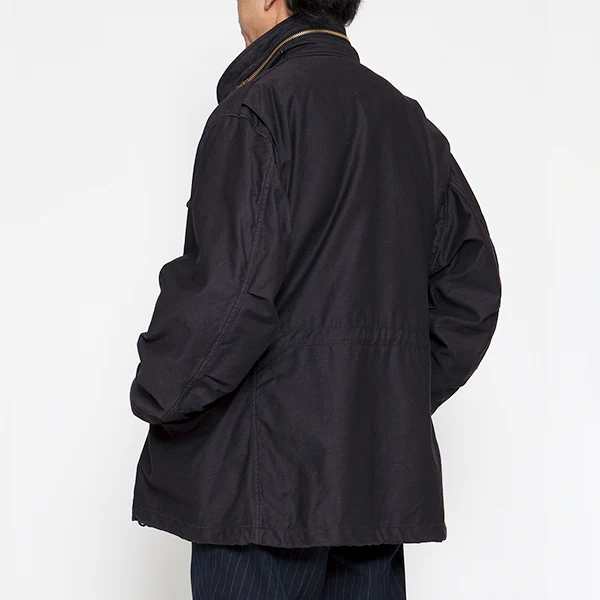 M-65 FIELD JACKET / LIGHT BACK SATIN / BLACK - Image 9