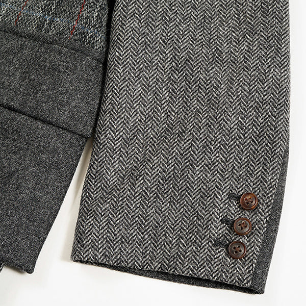 COLLARLESS JACKET BRITISH TWEED - Image 8
