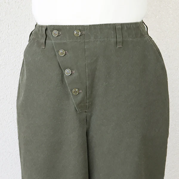 COMBAT ENGINEER TROUSERS / 10oz ARMY DUCK FLAME RETARDANT COATING / OLIVE - Image 11