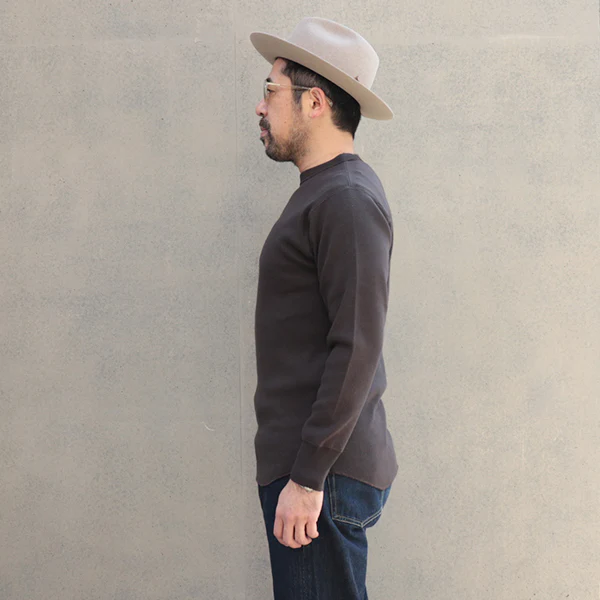 CREW NECK TYPE LONG SLEEVE UNDER WEAR / HEAVY WEIGHT RIB - Image 7