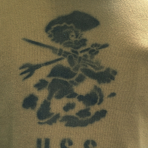 CREW NECK TYPE LONG SLEEVE UNDER WEAR / U.S. NAVY CV-17 USS BUNKER HILL - Image 3