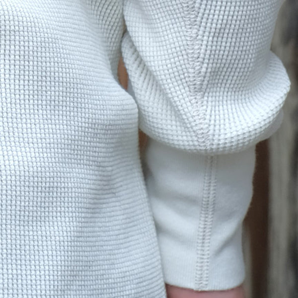 CREW NECKED THERMAL LONG SLEEVE SHIRT / PLAIN MODEL - Image 14