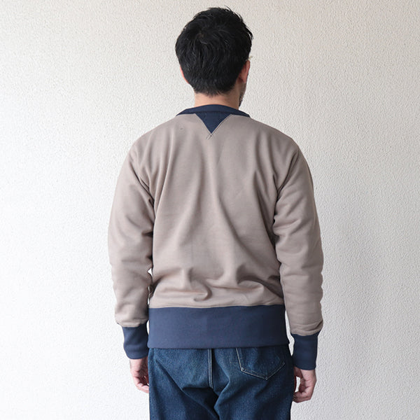 DOUBLE V SWEAT SHIRT SET-IN SLEEVE / MEDIUM WEIGHT FLEECE / MEDIUM GRAY × OLD NAVY - Image 2
