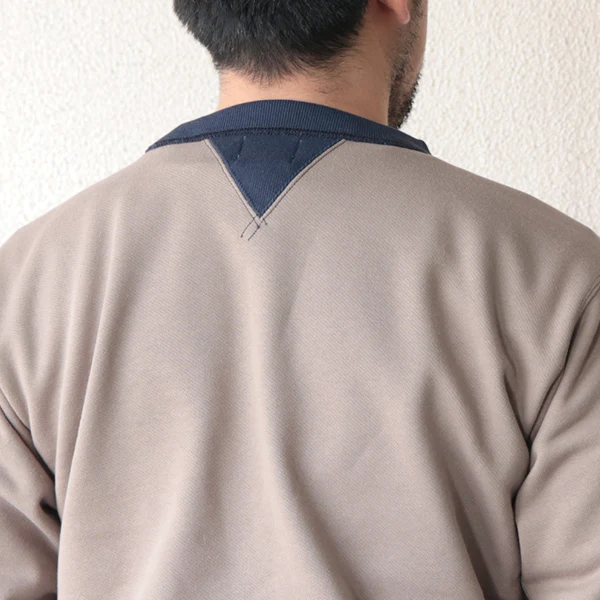 DOUBLE V SWEAT SHIRT SET-IN SLEEVE / MEDIUM WEIGHT FLEECE / MEDIUM GRAY × OLD NAVY - Image 6