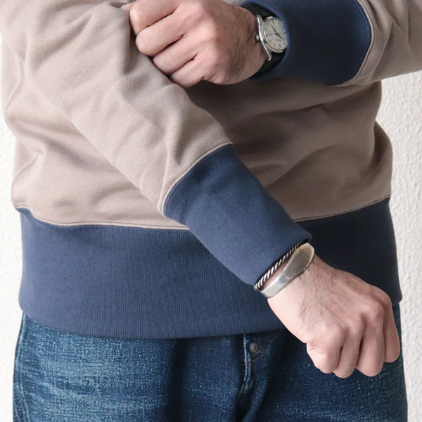 DOUBLE V SWEAT SHIRT SET-IN SLEEVE / MEDIUM WEIGHT FLEECE / MEDIUM GRAY × OLD NAVY - Image 7