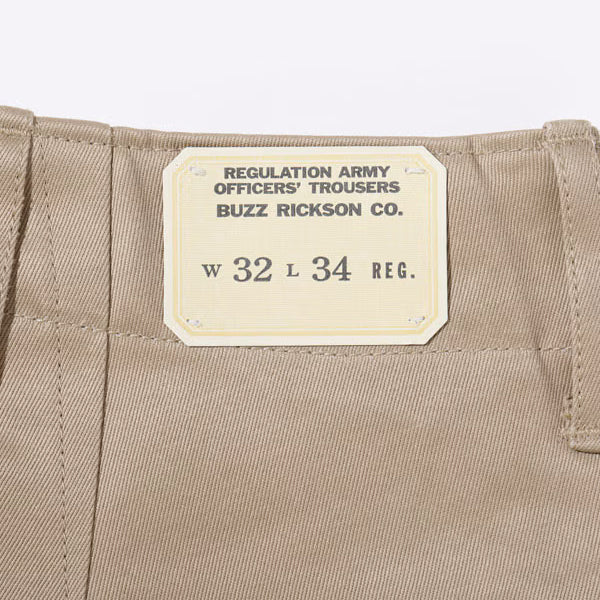 EARLY MILITARY CHINOS 1945 MODEL / BEIGE - Image 15