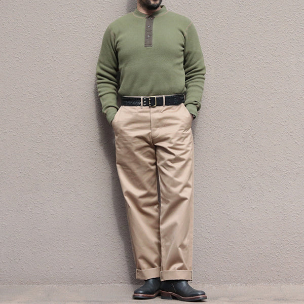 EARLY MILITARY CHINOS 1945 MODEL / BEIGE - Image 4