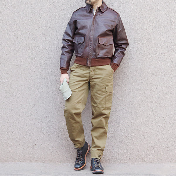 TYPE A-2 / EASTMAN MODEL / HORSEHIDE / SEAL BROWN / MADE IN UK / FLIGHT JACKET - Image 11