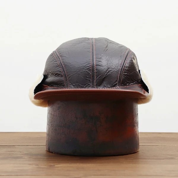 TYPE B-2 FLYING WINTER CAP / SEAL BROWN - Image 4