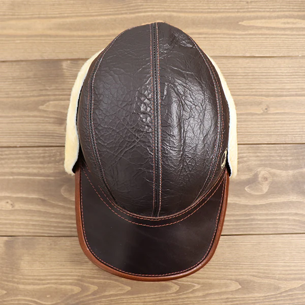TYPE B-2 FLYING WINTER CAP / SEAL BROWN - Image 5