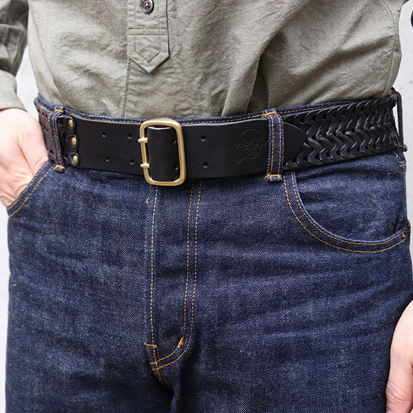 LINK BELT / HORSE HIDE / BLACK / MADE IN UK - Image 10
