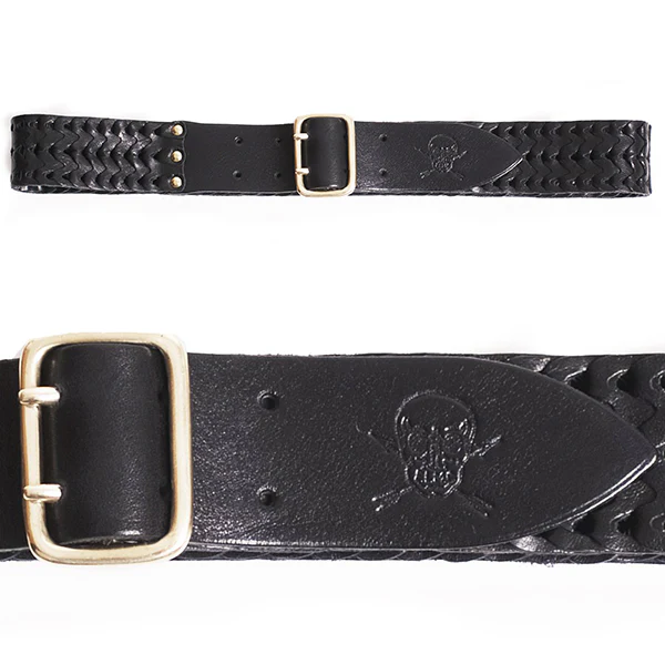 LINK BELT / HORSE HIDE / BLACK / MADE IN UK - Image 3