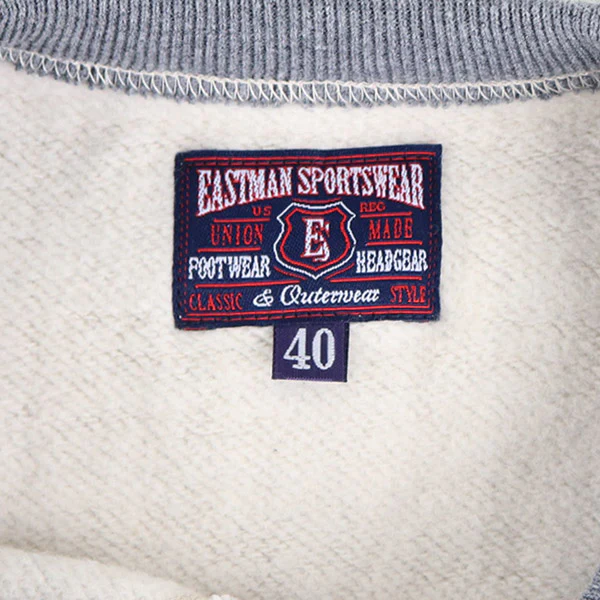 CREW NECK SWEAT SHIRT / GRAY - Image 6