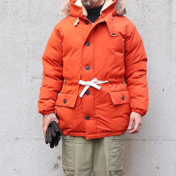 EVEREST PARKA / VENTILE × SHEEPSKIN / DARK ORANGE
