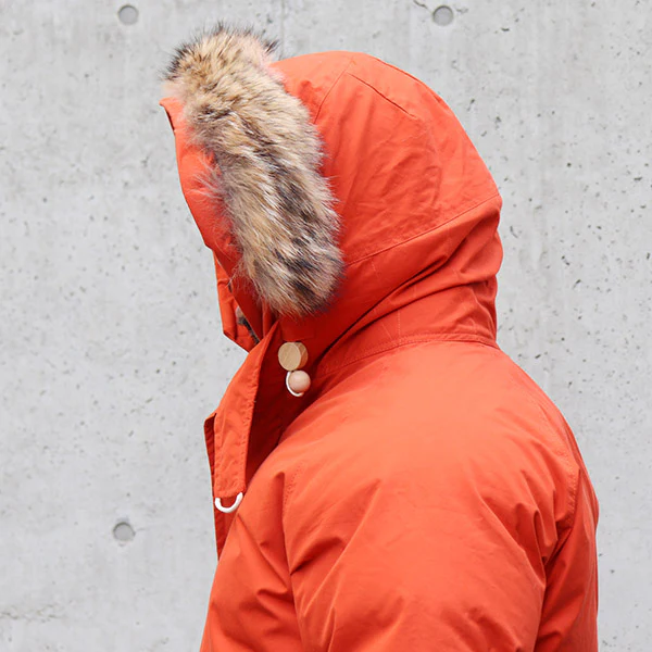 EVEREST PARKA / VENTILE × SHEEPSKIN / DARK ORANGE - Image 6