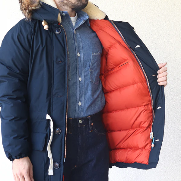 EVEREST PARKA / VENTILE × SHEEPSKIN / NAVY - Image 11